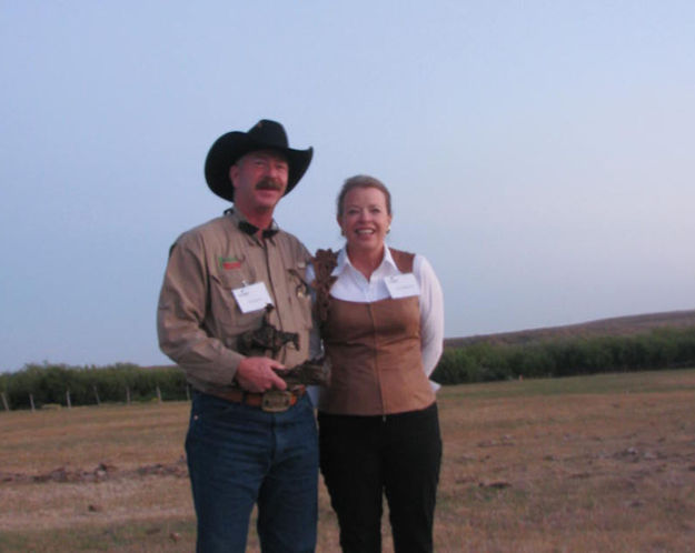 Bob Budd honored. Photo by Wyoming Stock Growers Land Trust.