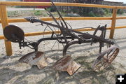 Old plow. Photo by Dawn Ballou, Pinedale Online.