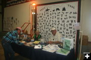 Cowbelles booth. Photo by Dawn Ballou, Pinedale Online.