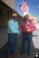 Albert and Doug. Photo by Dawn Ballou, Pinedale Online.
