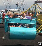 Carnival ride. Photo by Dawn Ballou, Pinedale Online.