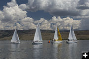 Sailboat race. Photo by Arnold Brokling .