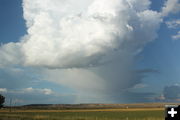 Strange cloud. Photo by Dawn Ballou, Pinedale Online.