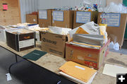 File boxes. Photo by Dawn Ballou, Pinedale Online.