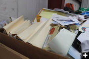 More files in recycling boxes. Photo by Dawn Ballou, Pinedale Online.