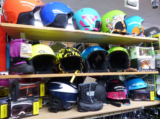 Helmets. Photo by Dawn Ballou, Pinedale Online.