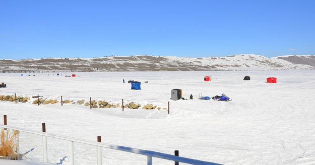 2015 Ice fishing derby. Photo by Terry Allen.