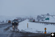 Winter conditions. Photo by Wyoming Highway Patrol.