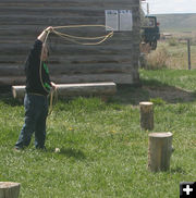 Roping. Photo by Pinedale Online.