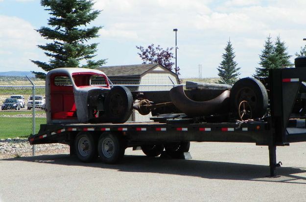 Recovered truck. Photo by Sweetwater County Sheriff's Office.