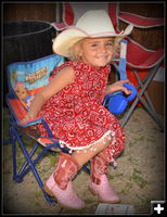 A Little Cowgirl. Photo by Terry Allen.
