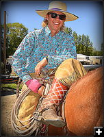 Colorful Cowboy. Photo by Terry Allen.