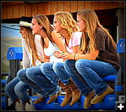 Girls on the Rail. Photo by Terry Allen.