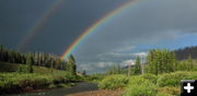 Double Rainbow. Photo by Fred Pflughoft.