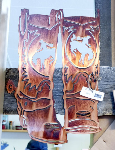 Cowboy boots. Photo by Dawn Ballou, Pinedale Online.