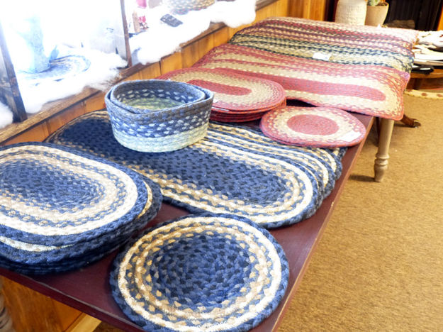 Braided rugs. Photo by Dawn Ballou, Pinedale Online.