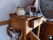 Cupboard. Photo by Dawn Ballou, Pinedale Online.