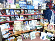 Books by local authors. Photo by Dawn Ballou, Pinedale Online.
