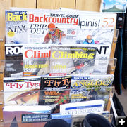Magazines. Photo by Dawn Ballou, Pinedale Online.