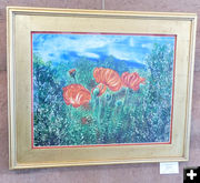 Poppies by Melita Snow. Photo by Dawn Ballou, Pinedale Online.