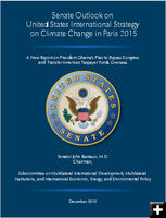 Senate Climate Change report. Photo by Senator John Barrasso.