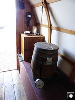 Water barrel. Photo by Dawn Ballou, Pinedale Online.