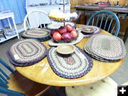 Table & Braided Placemats. Photo by Dawn Ballou, Pinedale Online.