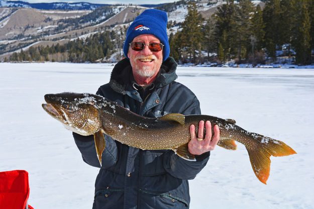 Jeff and his big fish. Photo by Mitch Brantley.