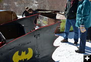 Bat Wings and Porta Potties. Photo by Terry Allen.