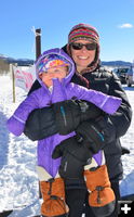 Daughter and Mom Love Sled Racing. Photo by Terry Allen.