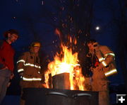 Sledding Hill Campfire. Photo by Terry Allen, Pinedale Online!.