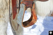 Blood in the Stirrups. Photo by Terry Allen, Pinedale Online.