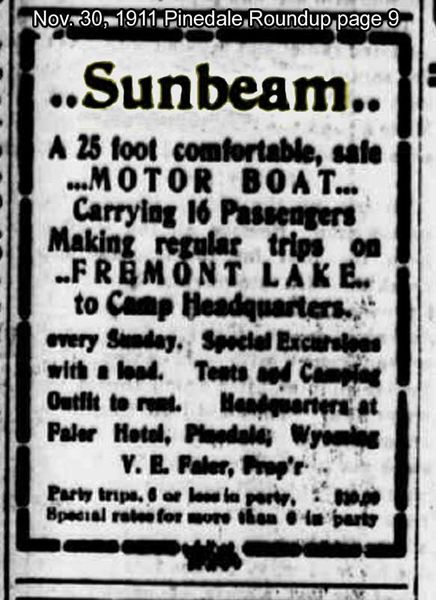 Sunbeam - 1911. Photo by Pinedale Online.