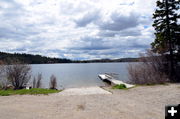 Half Moon Lake Boat Ramp. Photo by Terry Allen, Pinedale Online!.
