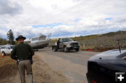 Boat Crew Joins Land Search. Photo by Terry Allen, Pinedale Online!.