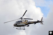 Utah DPS Heli Joins Search. Photo by Terry Allen, Pinedale Online!.