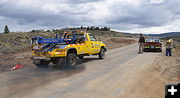 Tow Truck Arrives . Photo by Terry Allen, Pinedale Online!.