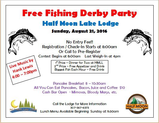 Fishing Derby Party. Photo by Half Moon Lake Lodge.