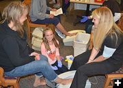 Testing Bone Density. Photo by Terry Allen.