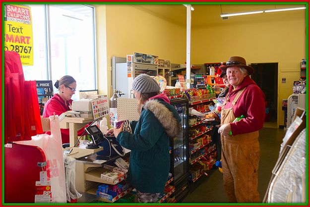 Long Lines at Family Dollar. Photo by Terry Allen.