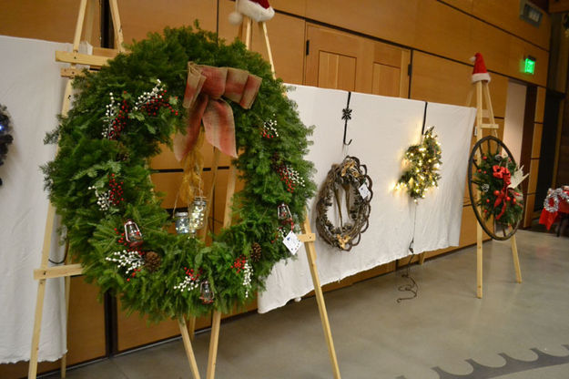 Wreaths. Photo by Joy Ufford, Sublette Examiner.