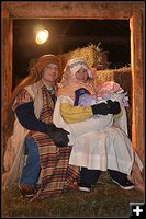 Joseph, Mary and Baby Jesus. Photo by Terry Allen.