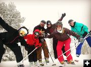 Let's go skiing!. Photo by White Pine Resort.