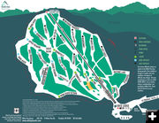Trail Map. Photo by White Pine Ski Area.