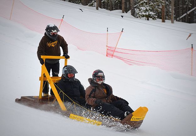 Sled Dog Racing. Photo by Terry Allen.