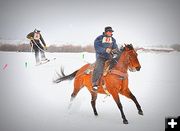 Mike Miller and Skier. Photo by Terry Allen.