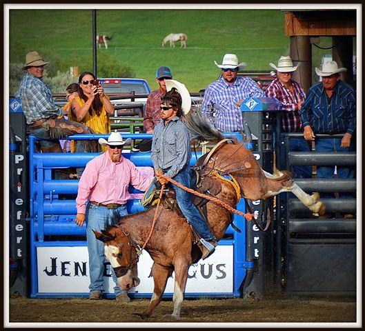 First the Hat Goes. Photo by Terry Allen.