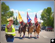 Deputy Mac and The Pony Express. Photo by Terry Allen.