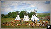 Pacifying the Indians. Photo by Terry Allen.