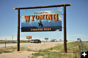 Welcome to Wyoming. Photo by Wyoming Department of Transportation.
